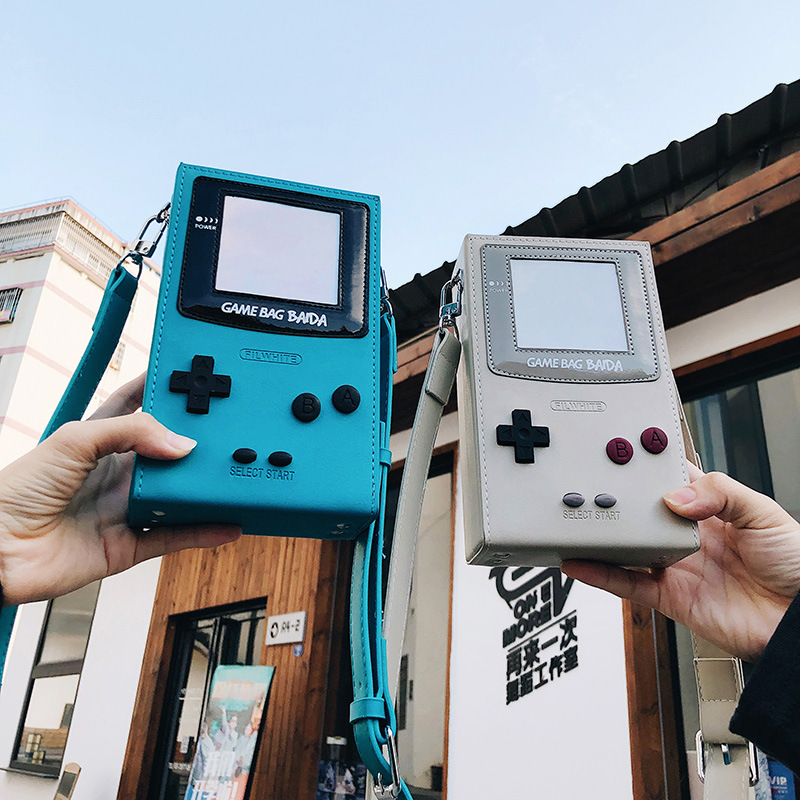 Retro Gaming Event - Unique Creative Game Console Shaped Crossbody