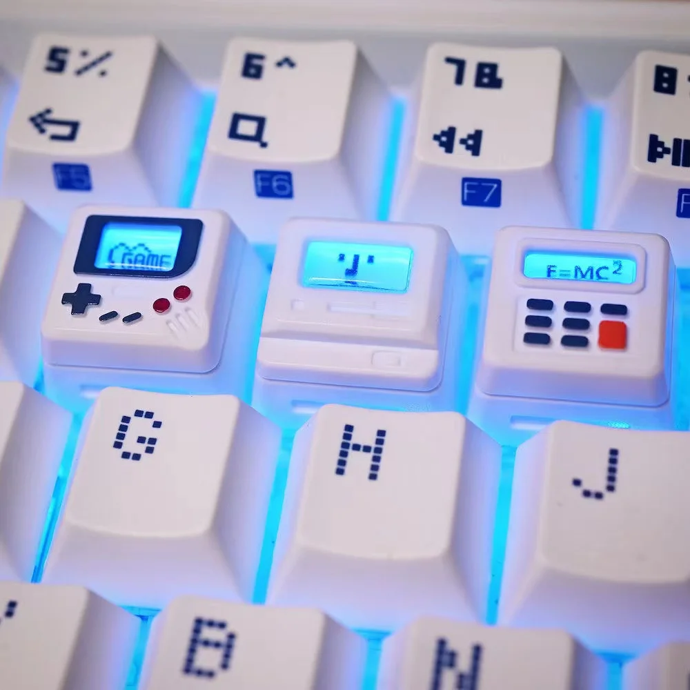 Retro Gaming Event - K-04 3-in-1 Creative Retro Transparent Keycap