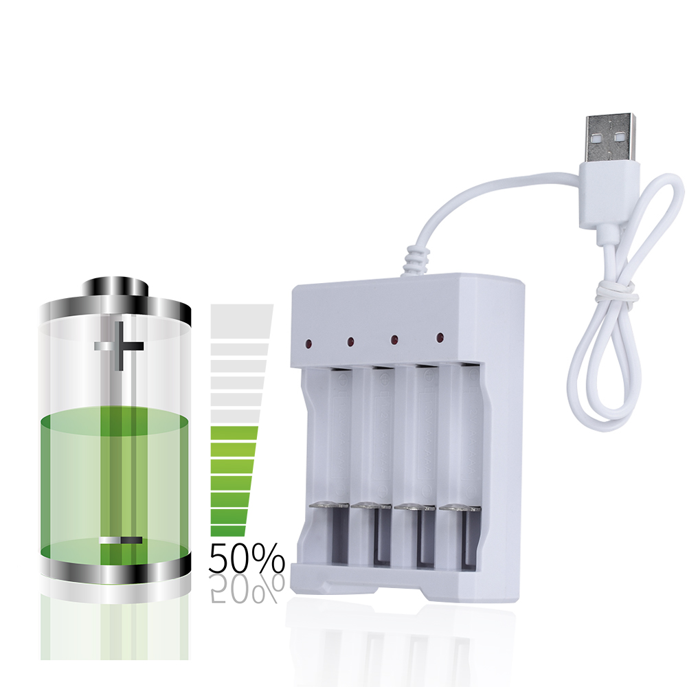 Rechargeable Battery Aa - High-Speed USB 3/4 Slot Fast Rechargeable