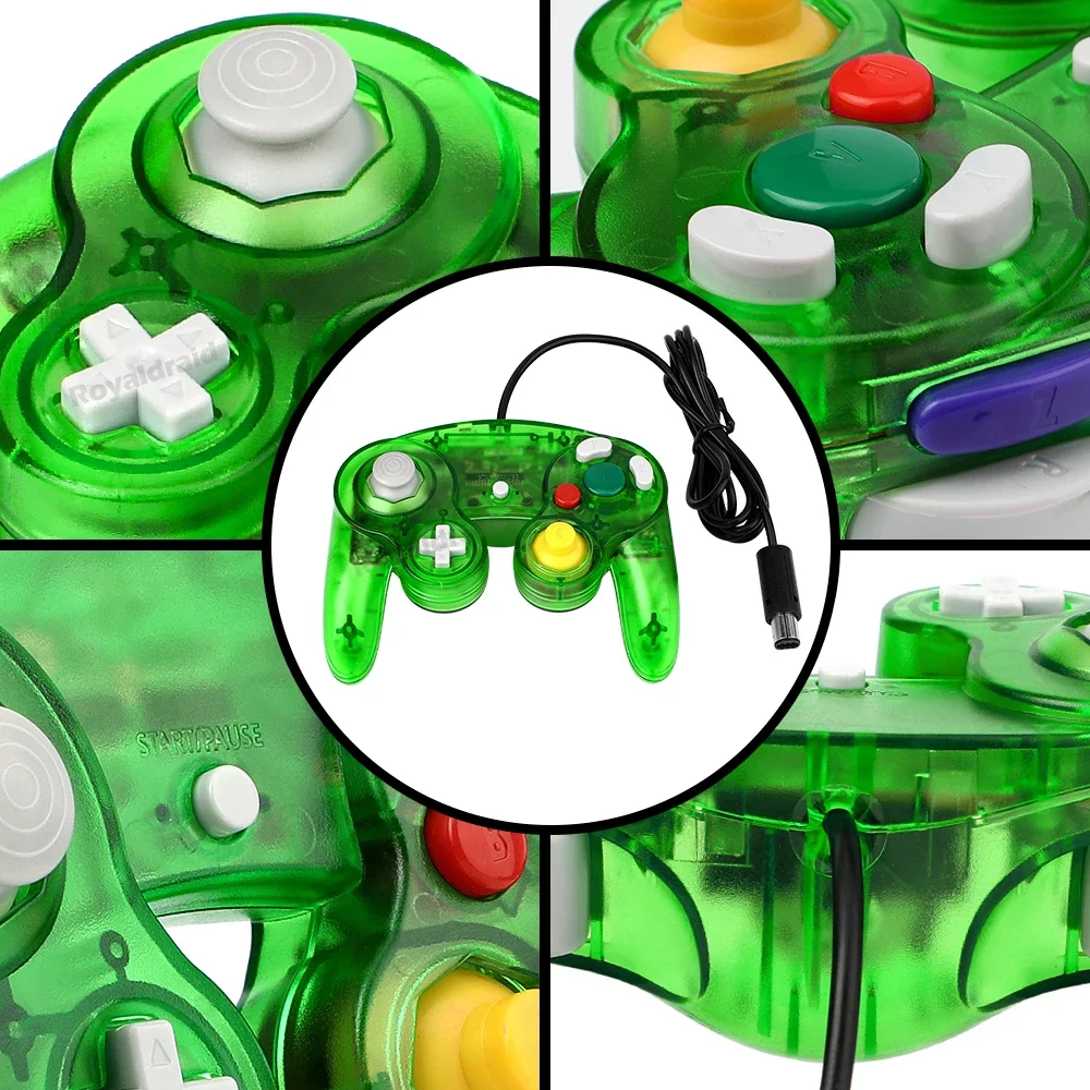 8 Colors Transparent For NGC W - Retro Gaming Joystick review and price