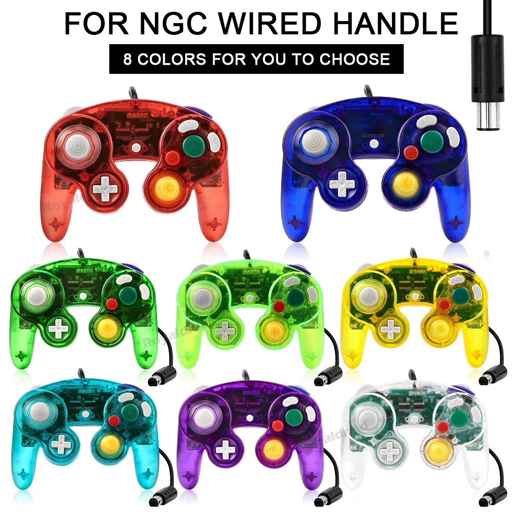 8 Colors Transparent For NGC W - Retro Gaming Joystick review and price