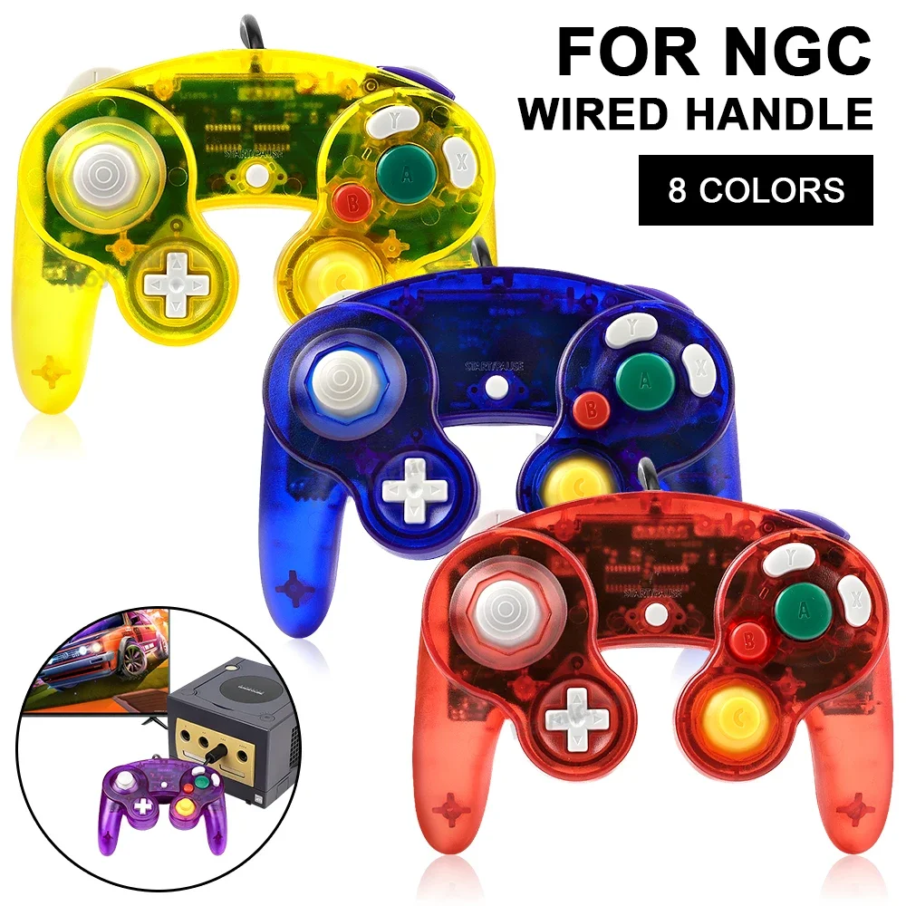 8 Colors Transparent For NGC W - Retro Gaming Joystick review and price