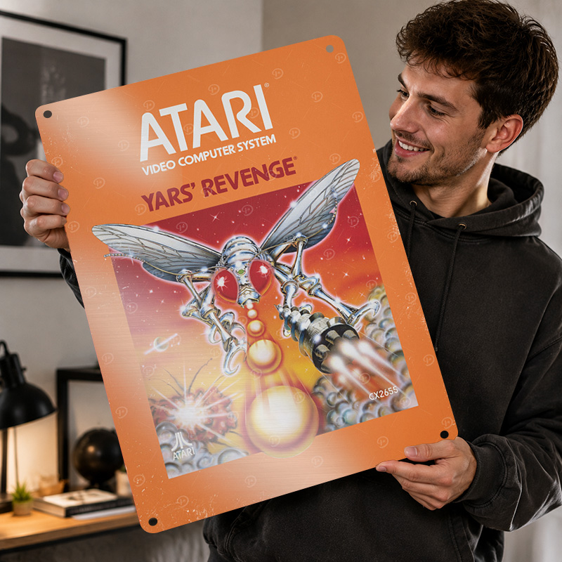 Atari Aluminum Posters Customi - Retro Gaming Lounge review and price