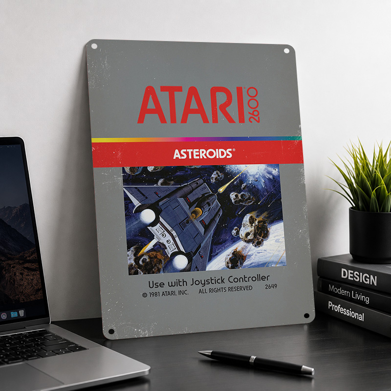 Atari Aluminum Posters Customi - Retro Gaming Lounge review and price