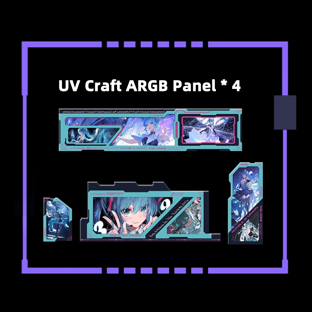 4PCS ROG Helios GX601S UV RGB  - Retro Gaming Case review and price