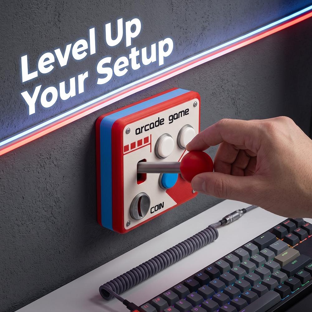3D Printed Retro Arcade Switch - Retro Gaming Joystick review and price