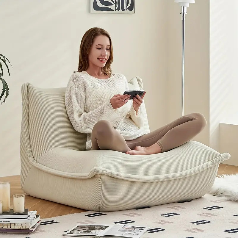 Compressed Lazy Sofa Single Re - Retro Gaming Lounge review and price