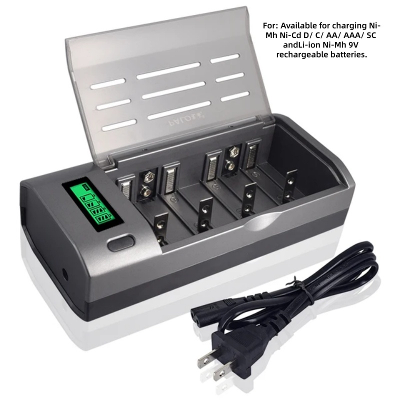 PALO 4 Slot LCD Display Smart  - Rechargeable Battery Aa review and price