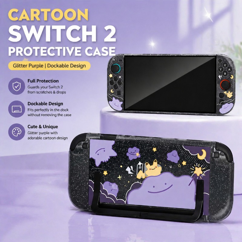 Cartoon Switch 2 Protective Ca - Retro Gaming Case review and price