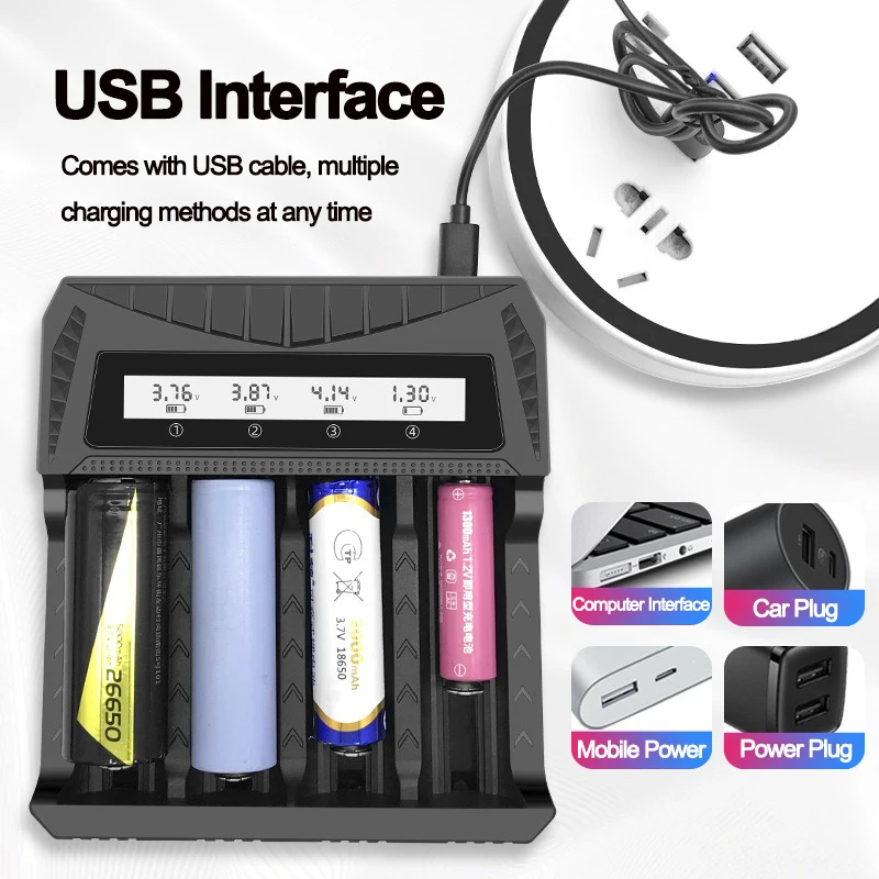 LCD Display Battery USB Charge - Rechargeable Battery Aa review and price