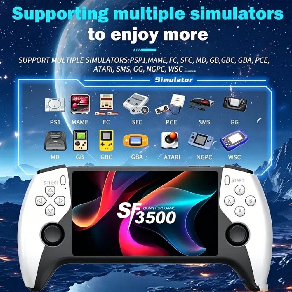 SF3500 5 inch Handheld Game Co - Retro Gaming Setup review and price